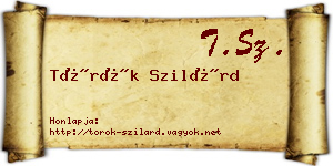 Török Szilárd névjegykártya
